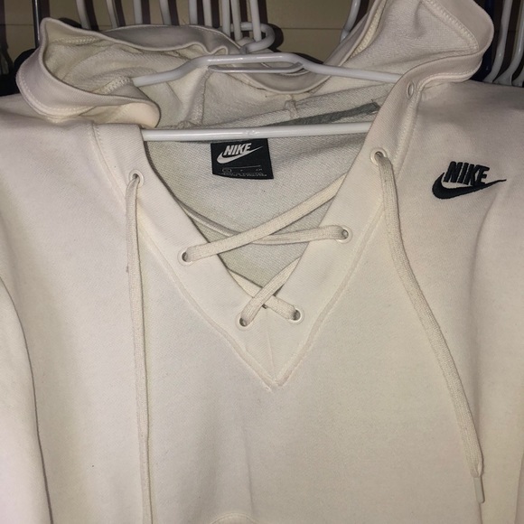 Nike Club Lace Up Sweater - Picture 3 of 4